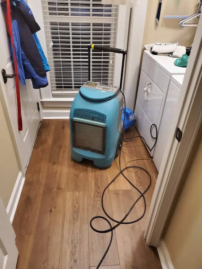 Commercial dehumidifier deployed for Flood Damage Cleanup in Mocksville