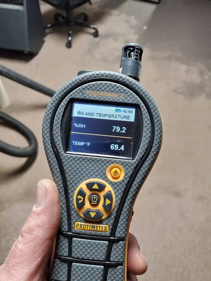 Moisture meter humidity assessment for Mold Remediation & Removal in Mocksville